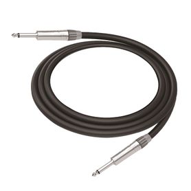 cable de audio  plug 14 in a plug 14 in mono  carcasa cromada  conectores seetronic  ideal para instrumentos  longitud 3m